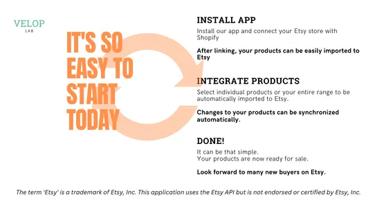 Etsy Sync ‑ velopLab screenshot