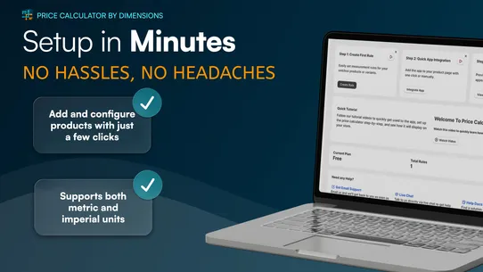 Price Calculator by Dimensions screenshot