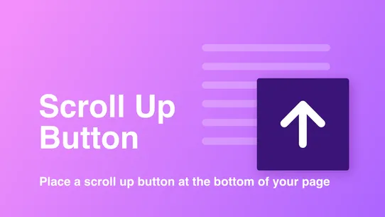 SGTLab ‑ Easy Scroll Up Button screenshot