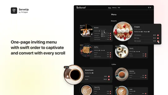 ServeUp ‑ Restaurant Menu screenshot