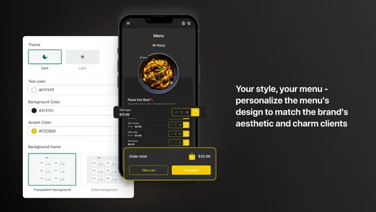 ServeUp ‑ Restaurant Menu screenshot