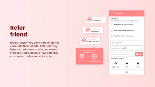 Hoora: Loyalty &amp; Referrals screenshot