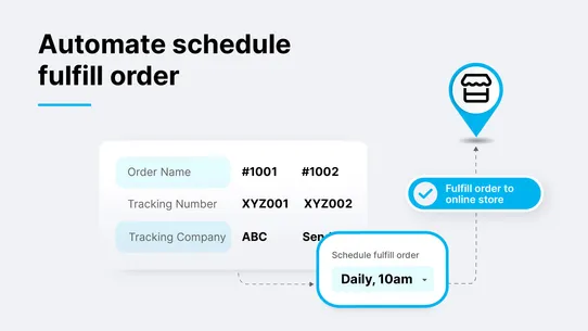 syncX: Fulfill Tracking screenshot