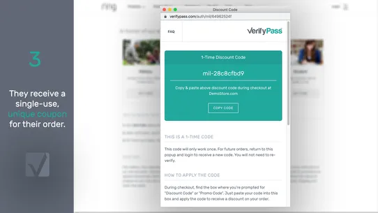 VerifyPass Community ID screenshot