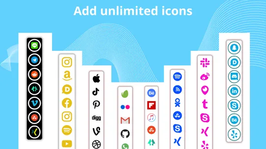 Helpy Social Media Icons screenshot