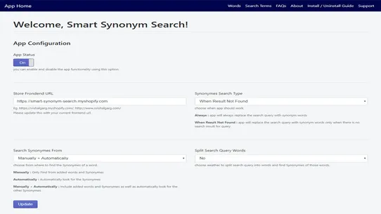 Smart Synonym Search screenshot