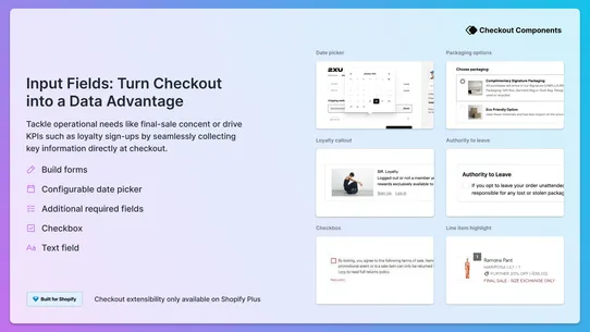 Checkout Components | Upsell screenshot