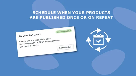 Smoothie Product Scheduler screenshot