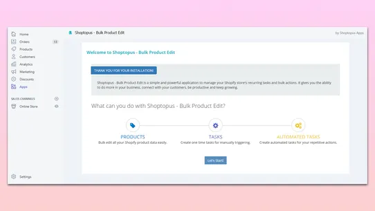 Shoptopus ‑ Bulk Product Edit screenshot