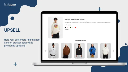 Favizone: upsell &amp; cross‑sell screenshot