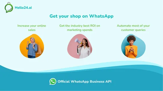 Hello24: WhatsApp Shop+Chatbot screenshot