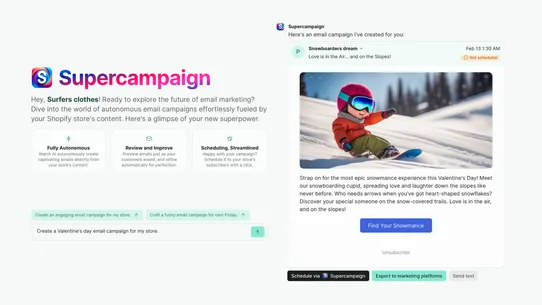 Supercampaign AI Email screenshot