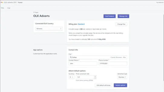 OLX Adverts screenshot