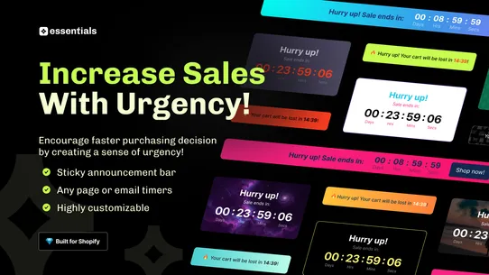Essential Countdown Timer Bar screenshot