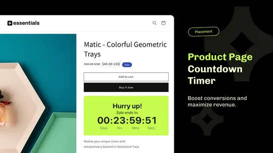 Essential Countdown Timer Bar screenshot