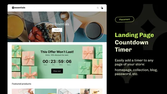 Essential Countdown Timer Bar screenshot