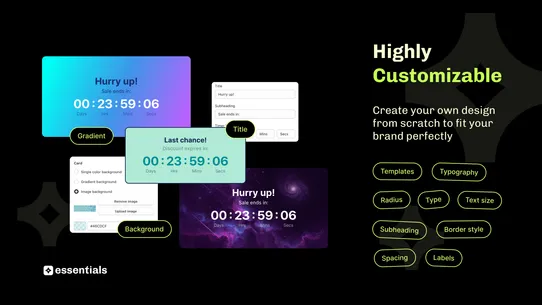 Essential Countdown Timer Bar screenshot