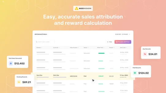 BUZZ: Influencer &amp; Affiliate screenshot