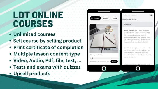 LDT Online Courses screenshot