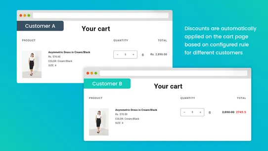 C: Wholesale Pricing Discount screenshot