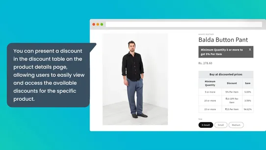 C: Wholesale Pricing Discount screenshot
