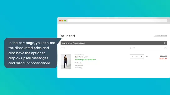 C: Wholesale Pricing Discount screenshot