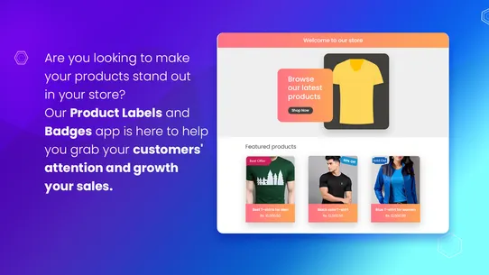 Badgio: Product Label &amp; Badges screenshot