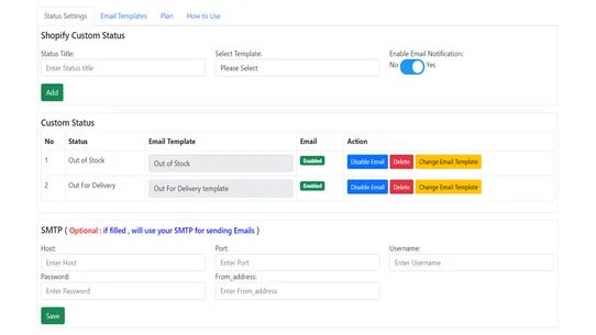 SC Easy Orders Status Manager screenshot