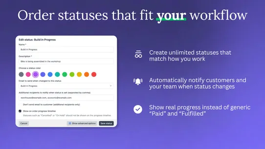 StatusPro ‑ Order Status screenshot