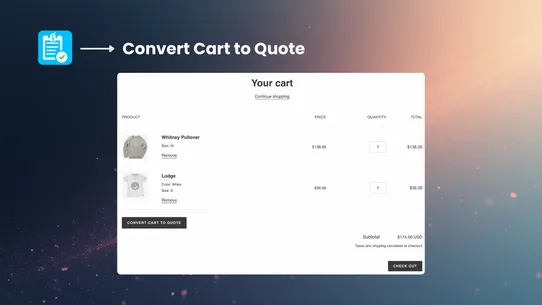 S:Request a Quote &amp; Hide Price screenshot