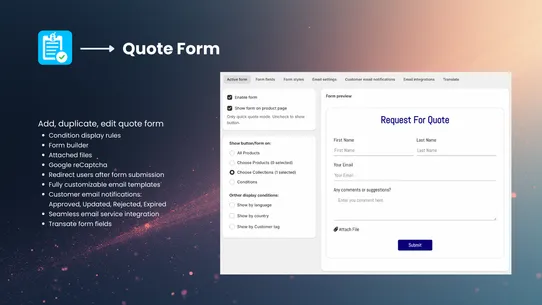 S:Request a Quote &amp; Hide Price screenshot