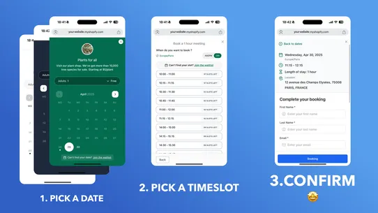 Appointment Booking Cowlendar screenshot
