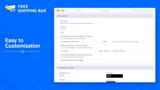 Free Shipping Bar By Exaalgia screenshot