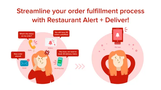 ZAP Restaurant Alerts+Delivery screenshot