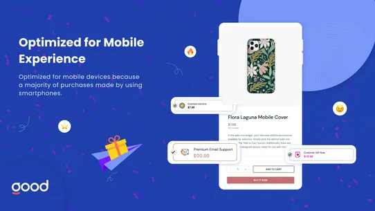 GA: Product Addons+Gift Wrap screenshot