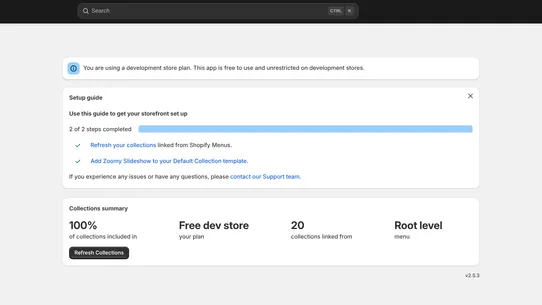 Zoomy Collections screenshot
