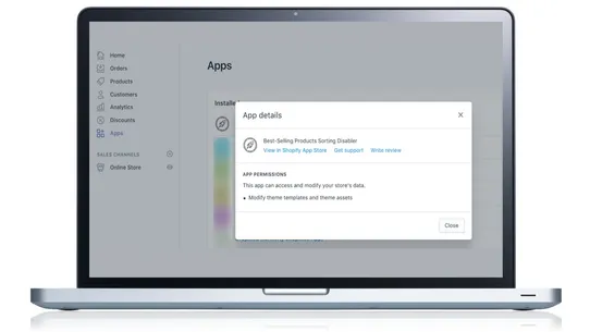Appsyl&#39;s Bestseller Sorting screenshot