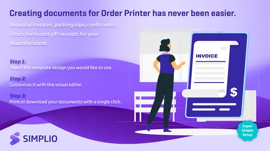Simple Order Printer Templates screenshot