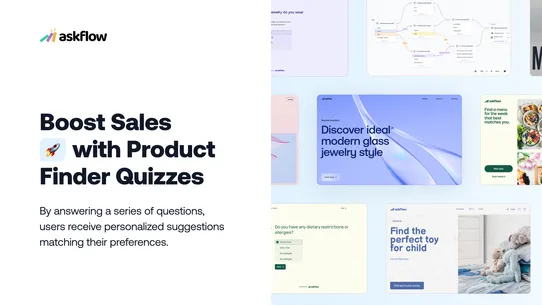 Askflow AI ‑ Product Quiz App screenshot