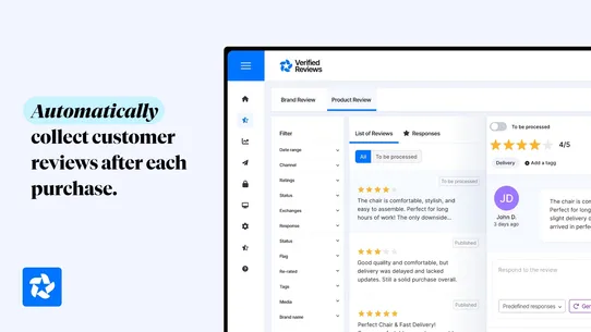 Verified Reviews screenshot