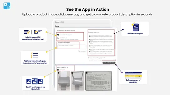 Pics to Descriptions ‑ Gelo.ai screenshot