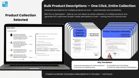 Pics to Descriptions ‑ Gelo.ai screenshot