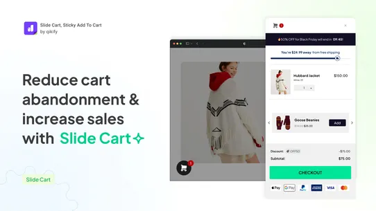 Slide Cart, Sticky Add To Cart screenshot