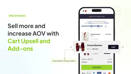 Qikify Slide Cart Drawer screenshot