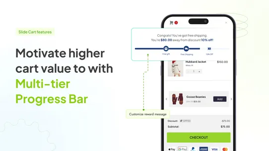 Qikify Slide Cart Drawer screenshot