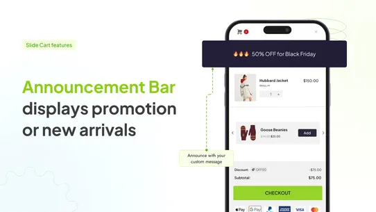 Qikify Slide Cart Drawer screenshot