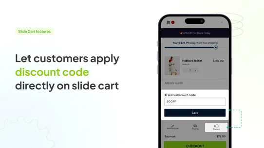 Qikify Slide Cart Drawer screenshot
