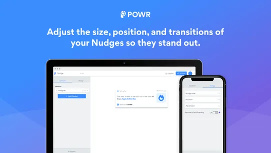 POWR: Nudge FOMO Sales Alert screenshot