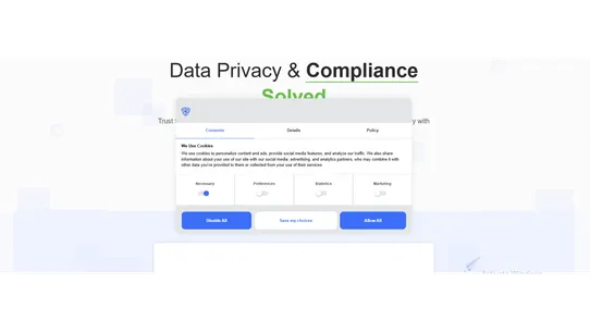 Seers AI GDPR Cookie Banner screenshot