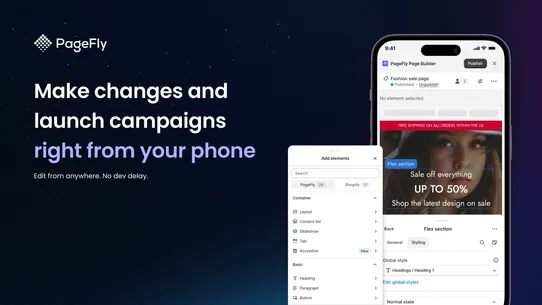 PageFly Landing Page Builder screenshot
